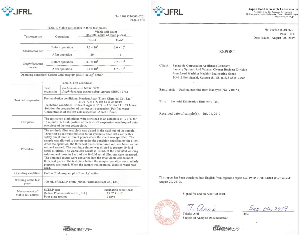 Máy giặt sấy Panasonic Inverter giặt 10.5 giặt –  sấy 6 kg NA-S056FR1BV